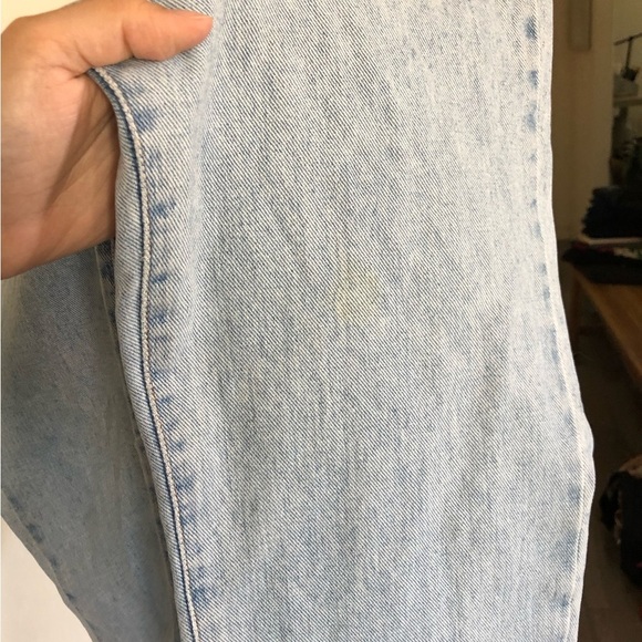 Calvin Klein|Vintage CK women’s light wash mom Jeans,Brown logo•••100% cotton - Picture 16 of 16